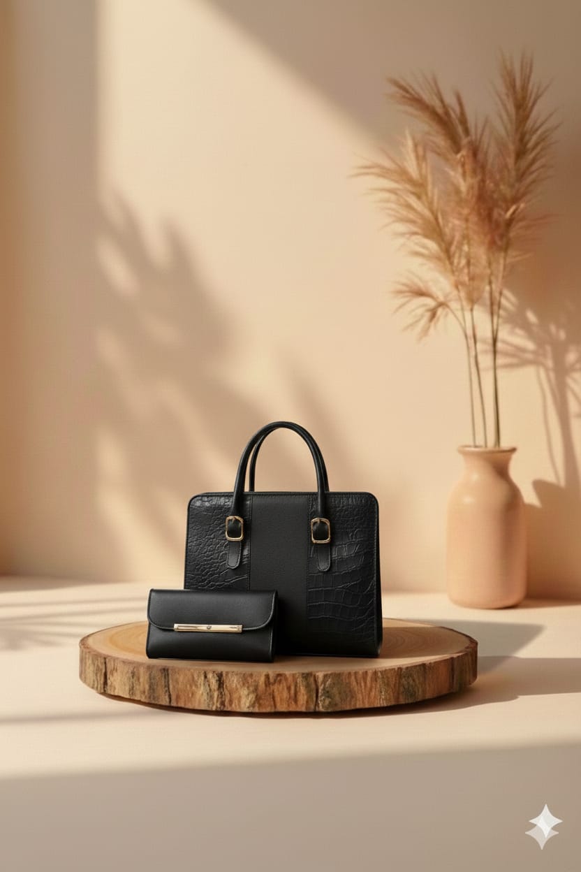 The Onyx Prestige Tote – 2-Piece