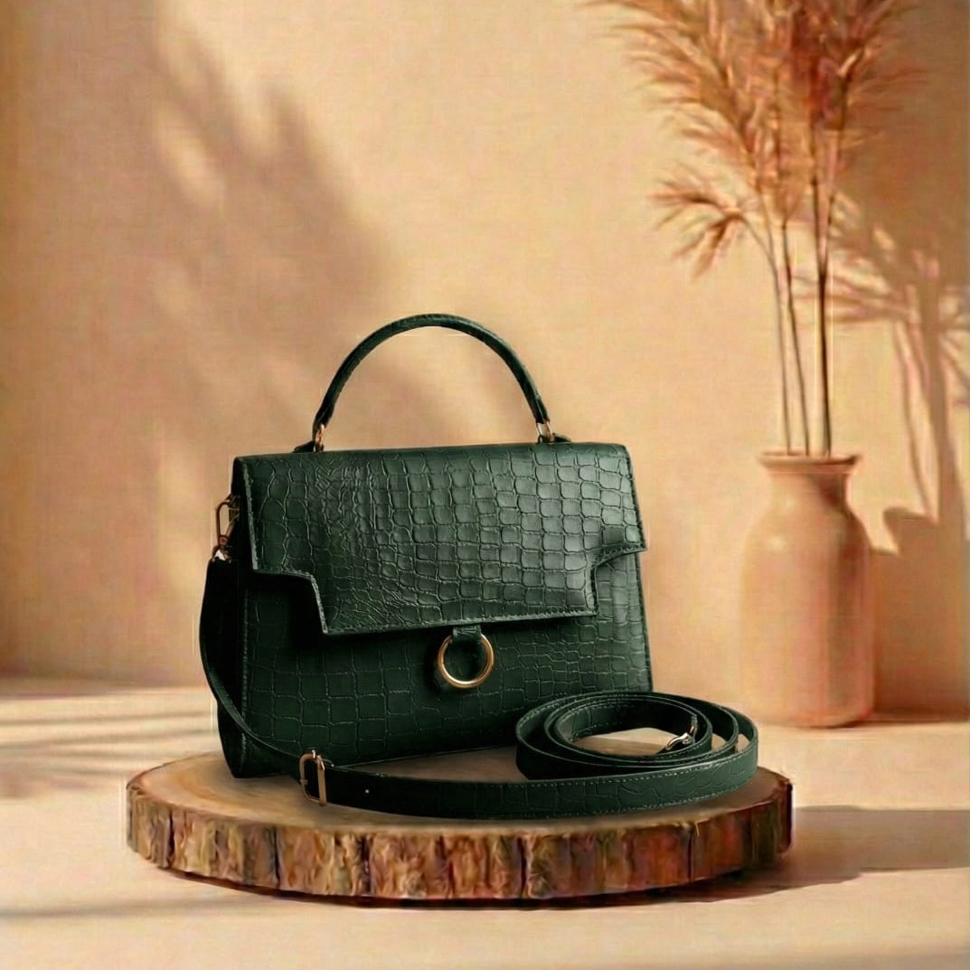 The Emerald Halo Satchel