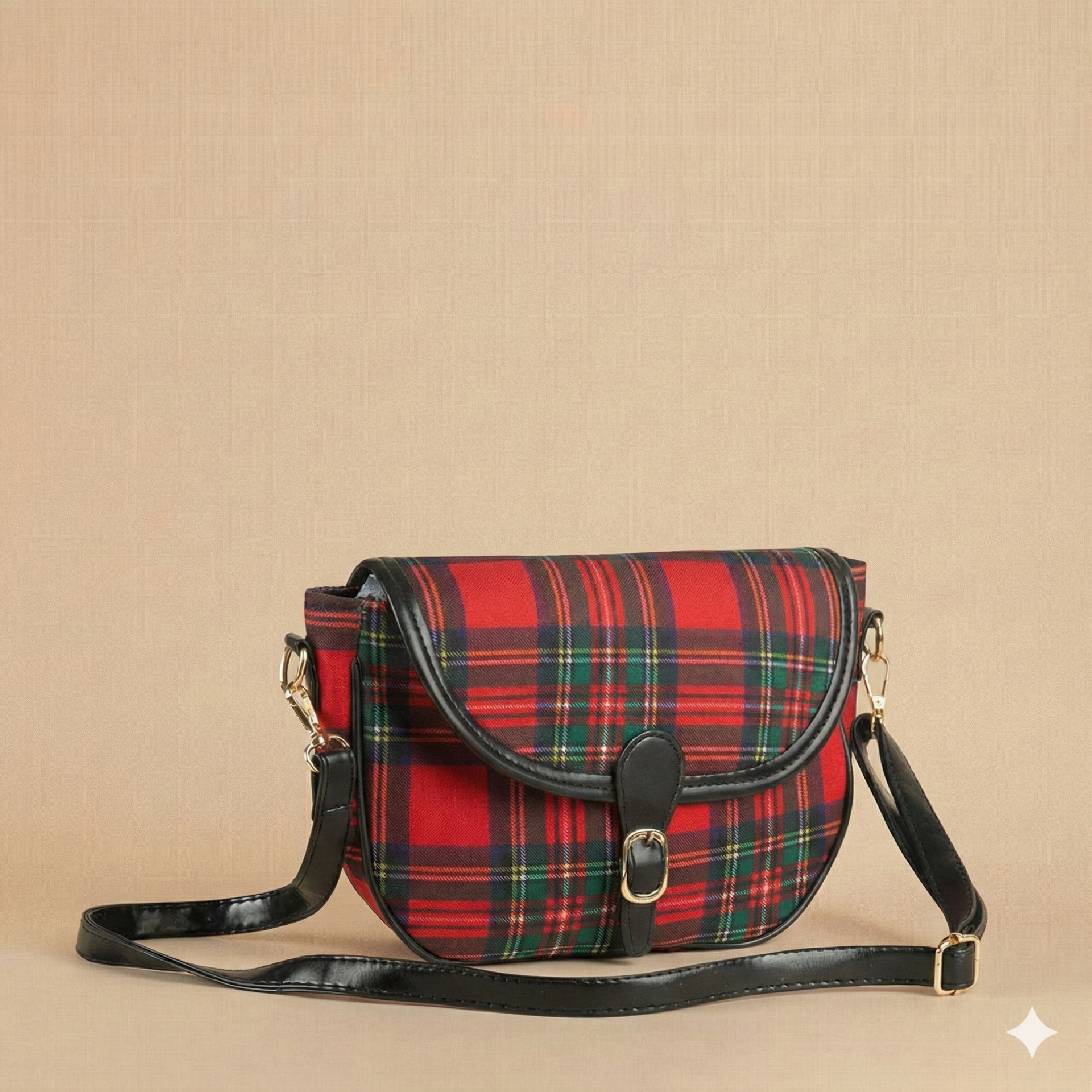 The Rustic Buckle Saddle red