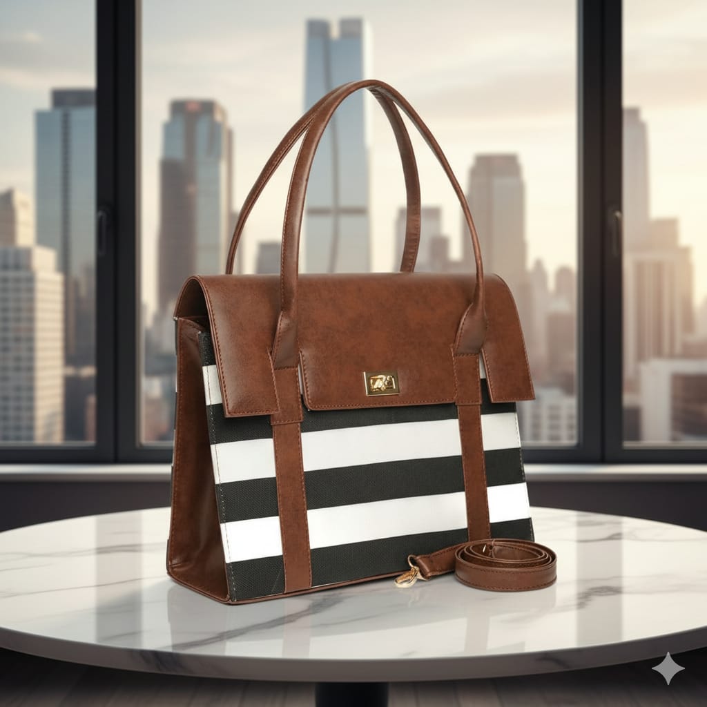 The Monochrome Vogue Satchel