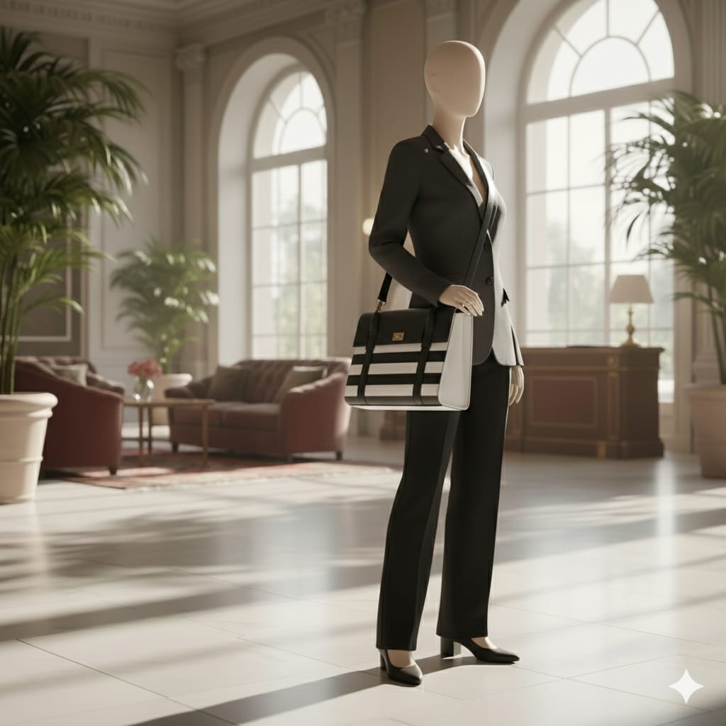 The Monochrome Vogue Satchel