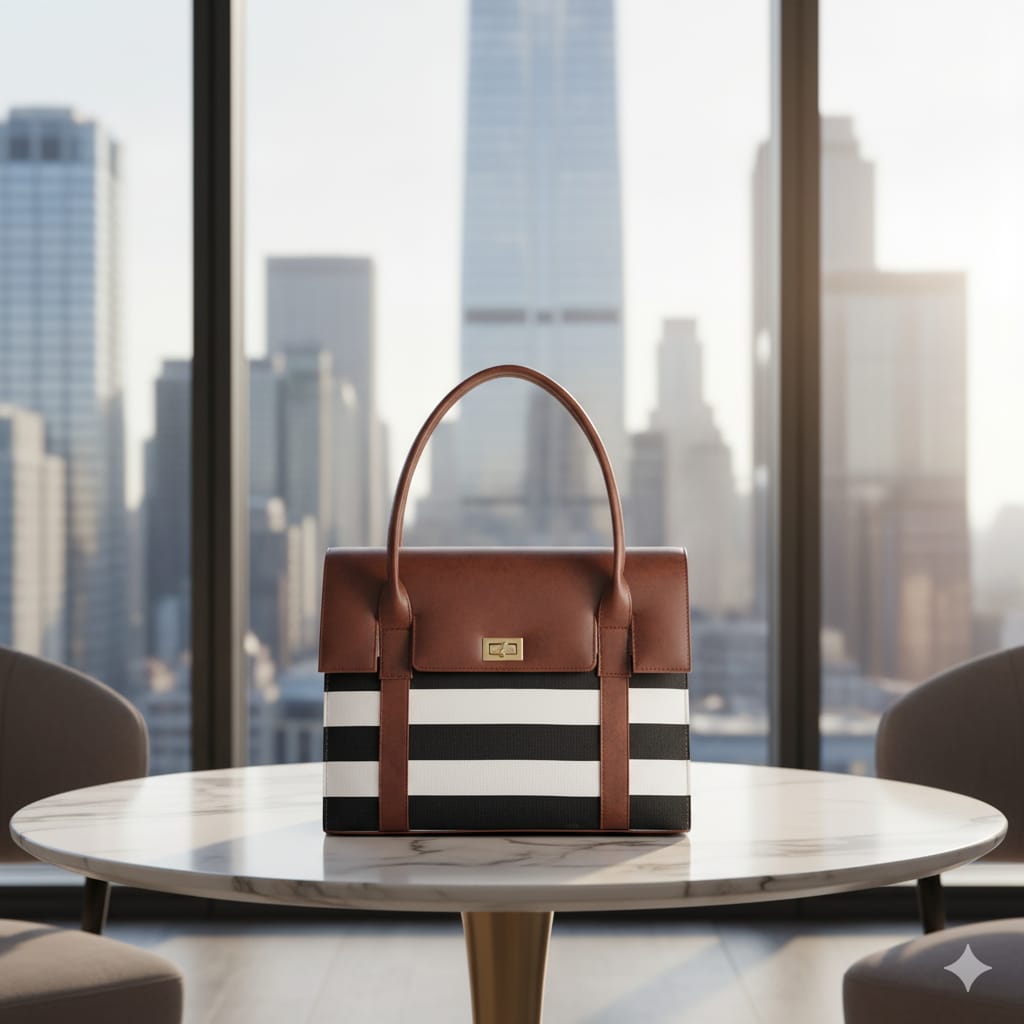 The Monochrome Vogue Satchel